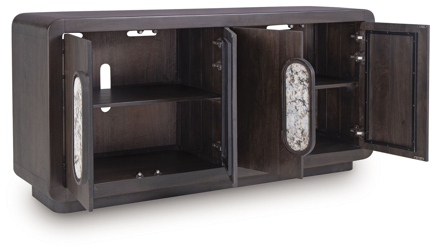 Elliston - Espresso Brown - Accent Cabinet