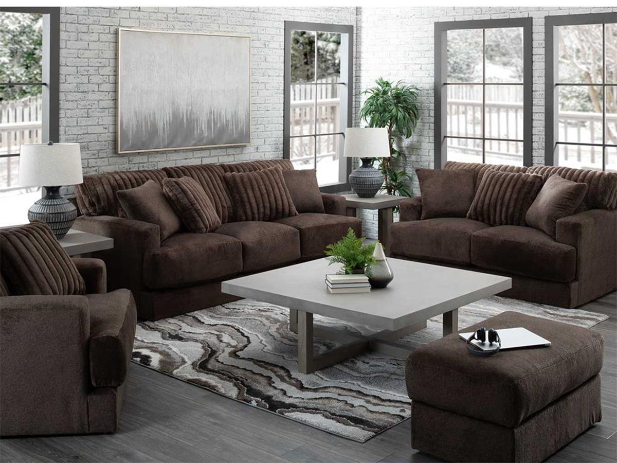 Jackson Catnapper Eagan - Cocktail Ottoman - Chocolate