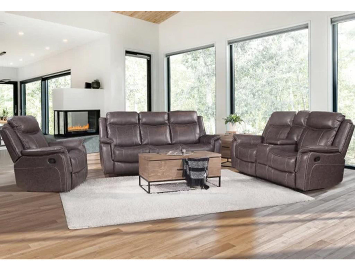 Behold Highland - Manual Motion Sofa - Graphite