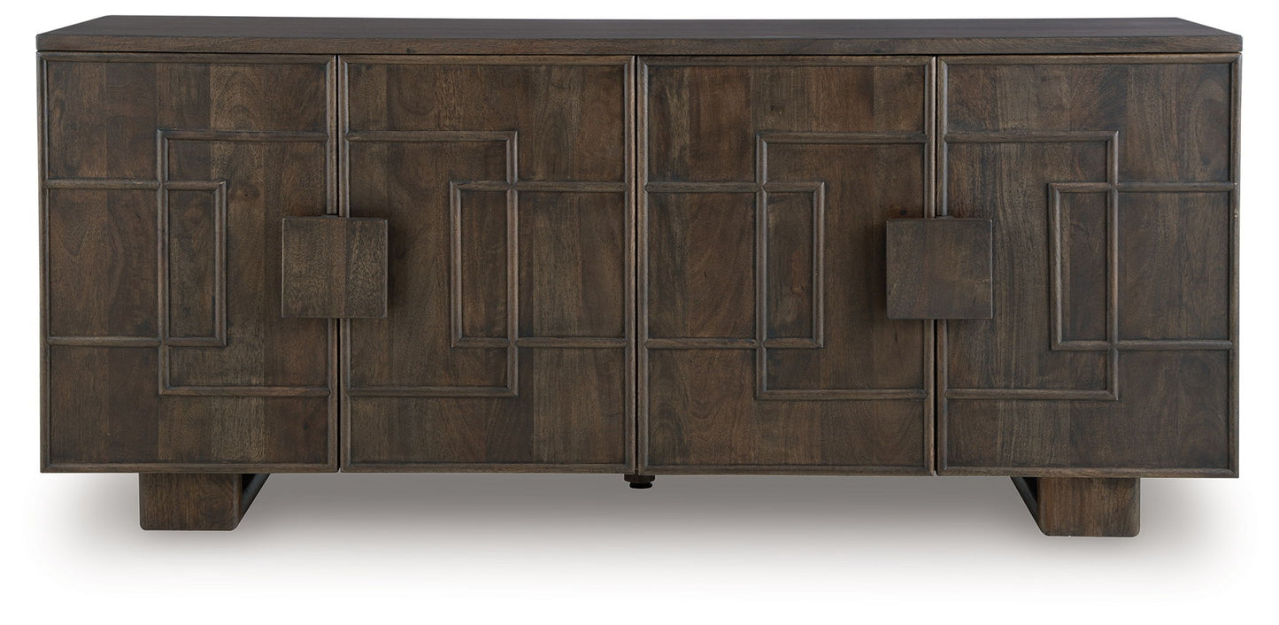 Cato - Dark Brown - Accent Cabinet