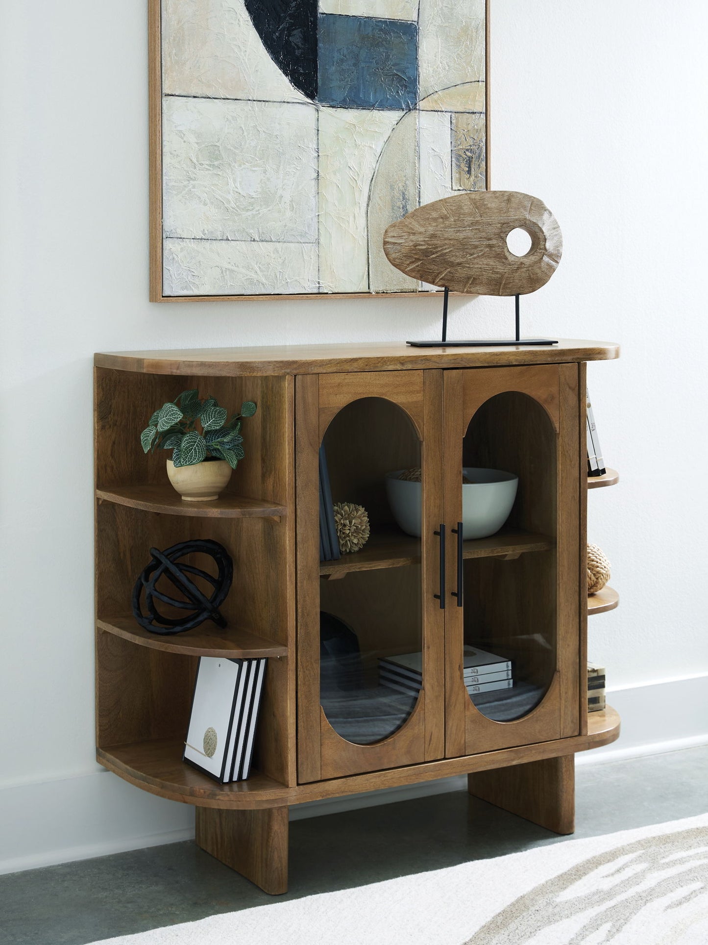 Niall - Light Brown - Accent Cabinet