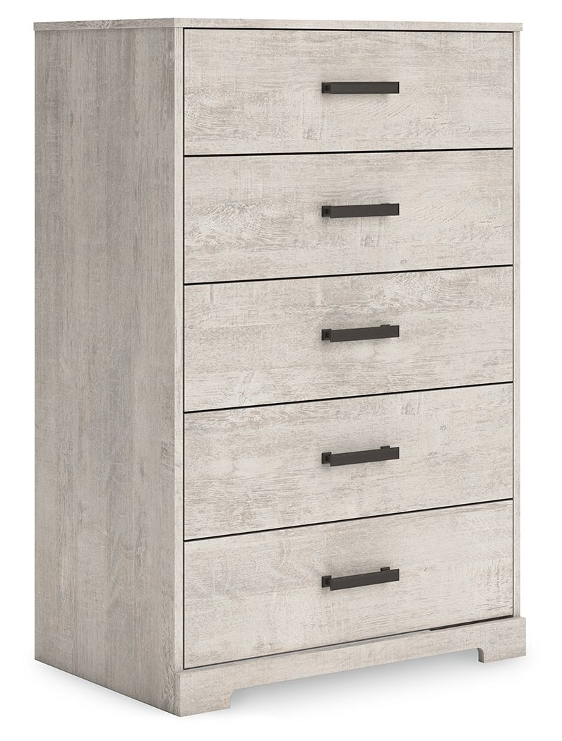 Shawburn - Gray - Five Drawer Chest