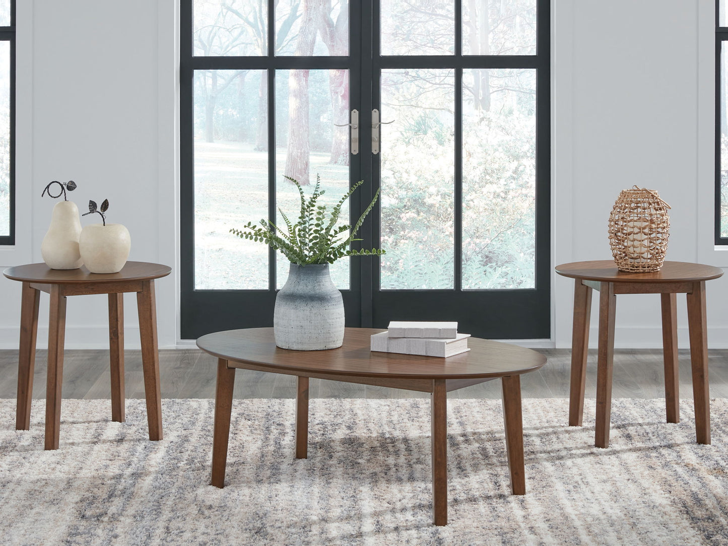 Gordonay - Brown - Occasional Table Set (Set of 3)