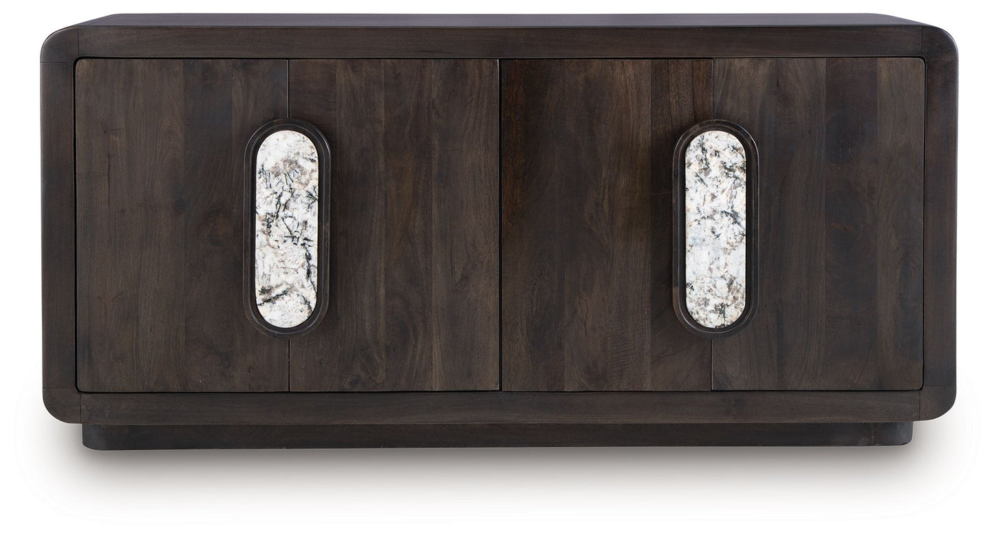 Elliston - Espresso Brown - Accent Cabinet