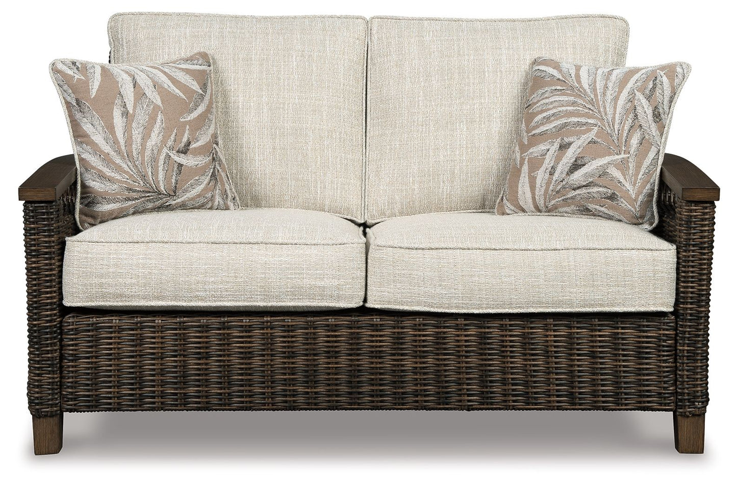 Paradise Trail - Medium Brown - Loveseat w/Cushion