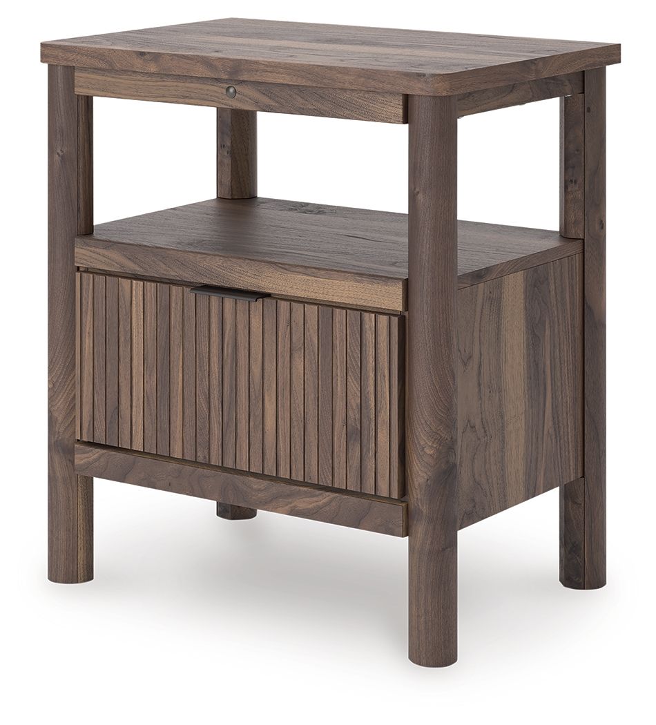 Pamytta - Brown - One Drawer Night Stand