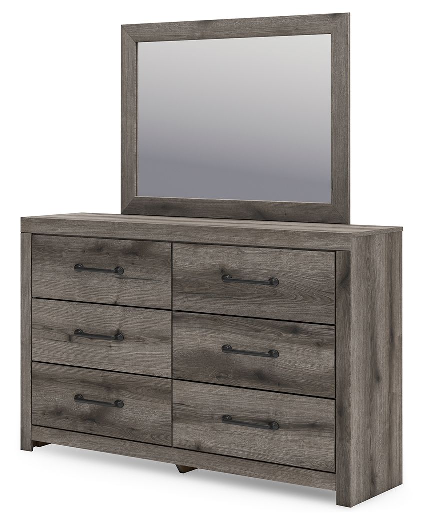 Graystorm - Dresser And Mirror - Brown Gray