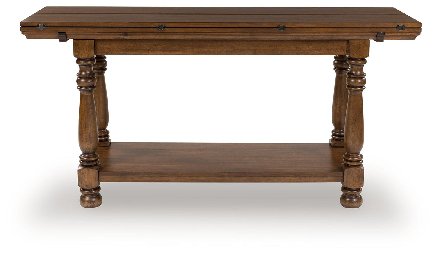 Sturlayne - Flip Top Sofa Table - Brown
