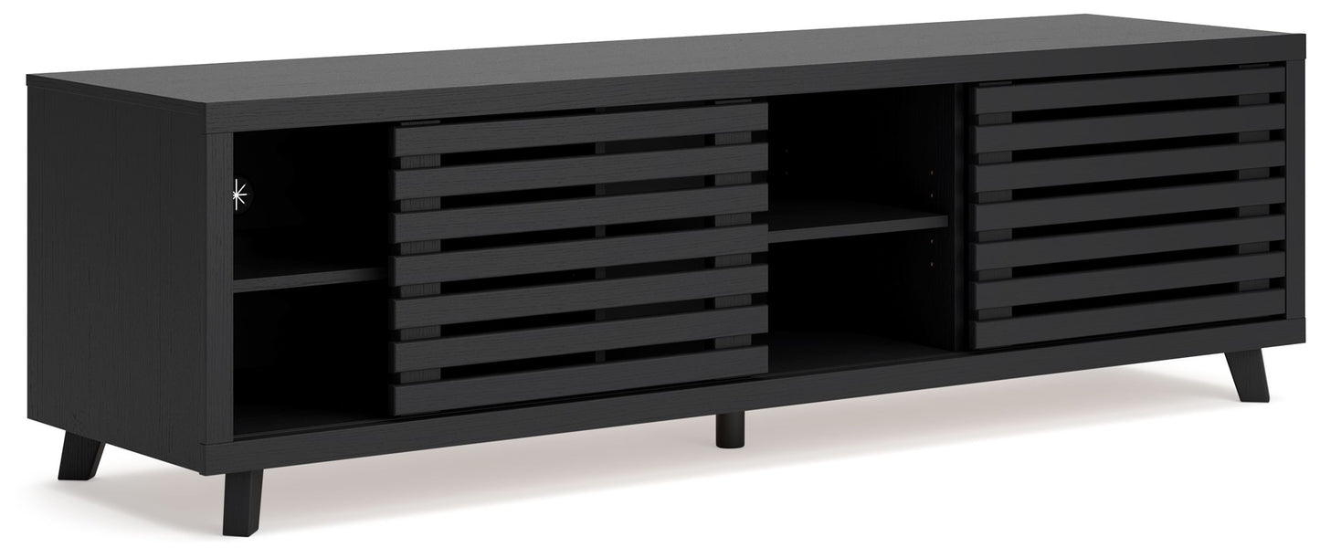 Danziar - Extra Large TV Stand - Black