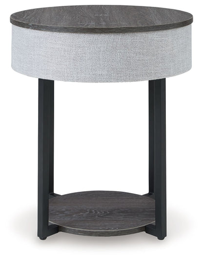 Sethlen - Accent Table - Gray / Black