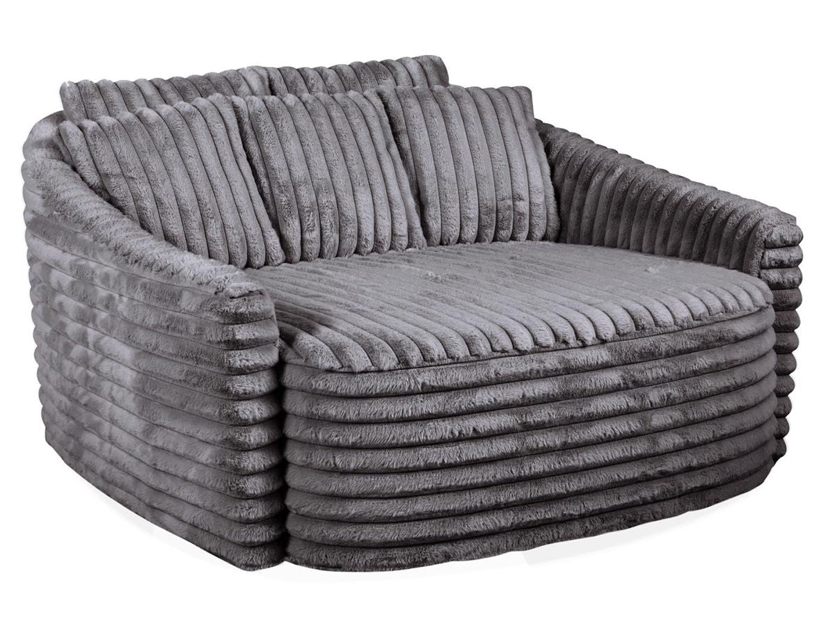 Manwah Chaise - Pewter