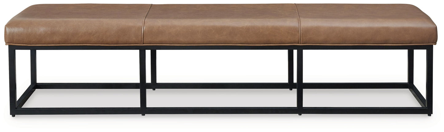 Joston - Accent Bench - Caramel