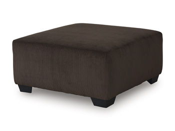 Kimlee - Chocolate - Oversized Accent Ottoman