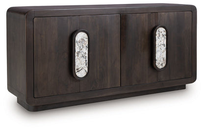 Elliston - Espresso Brown - Accent Cabinet