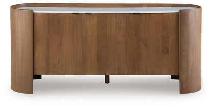Fitzroy - Brown / White - Accent Cabinet