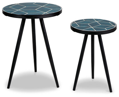 Clairbelle - Accent Table (Set of 2) - Teal