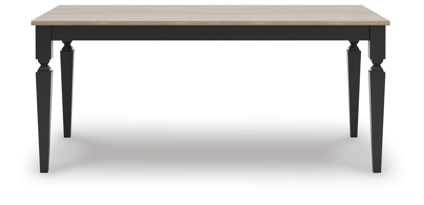 Brenkerton - Rectangular Dining Room Table - Grayish Brown / Black