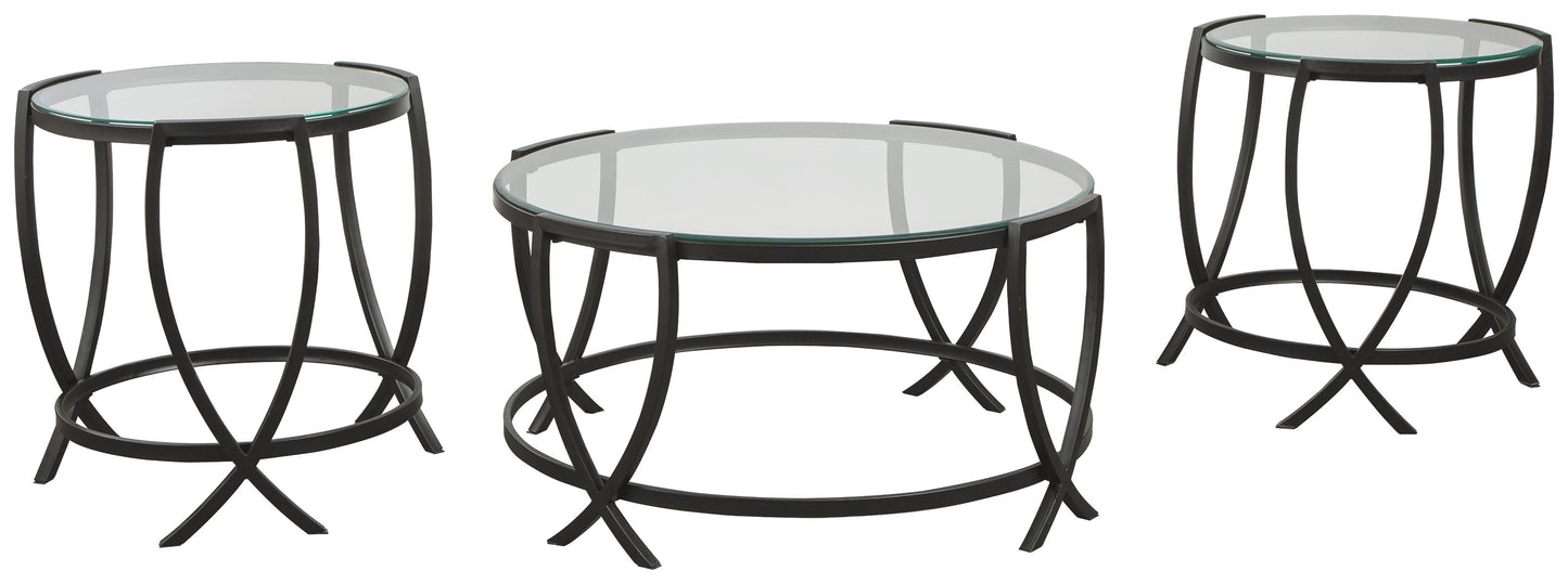 Tarrin - Occasional Table Set (Set of 3) - Black