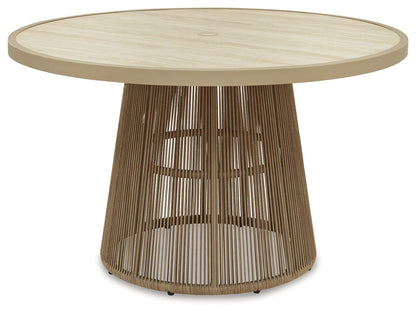 Orchard Beach - Outdoor Dining Table - Beige
