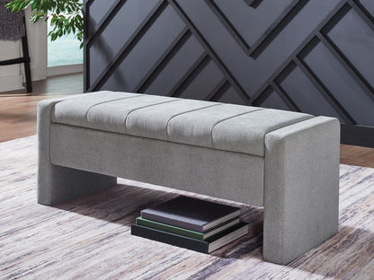 Akselman - Gray - Storage Bench