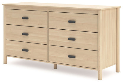 Cabinella - Six Drawer Dresser - Tan