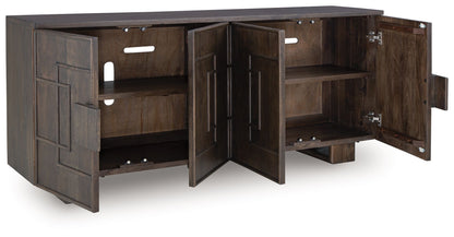 Cato - Dark Brown - Accent Cabinet