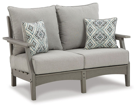 Visola - Loveseat w/Cushion - Gray