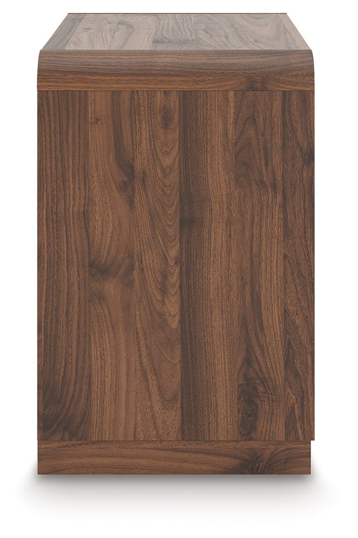 Fortlorn - Walnut Brown - Two Drawer Night Stand