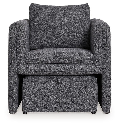 Vreni - Charcoal / Black - Accent Chair