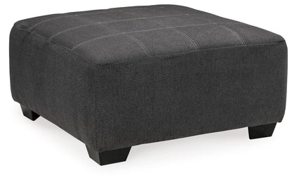 Ambee - Oversized Accent Ottoman - Slate