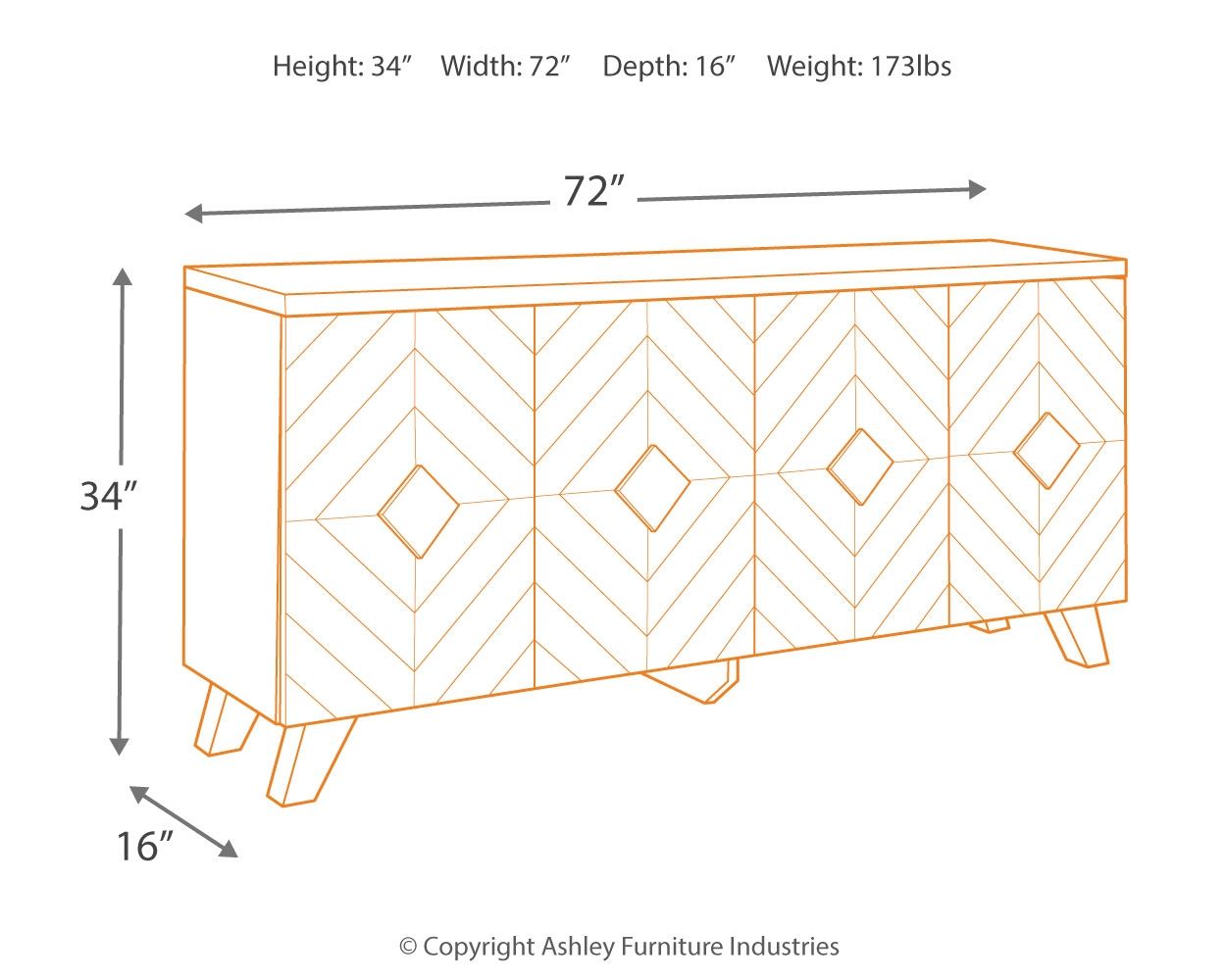 Robin Ridge - Brown / Beige - Accent Cabinet