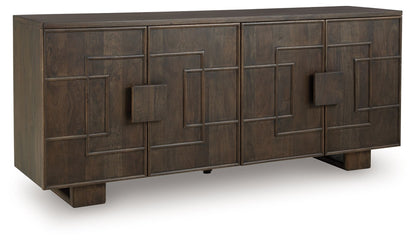 Cato - Dark Brown - Accent Cabinet