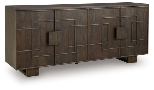 Cato - Dark Brown - Accent Cabinet