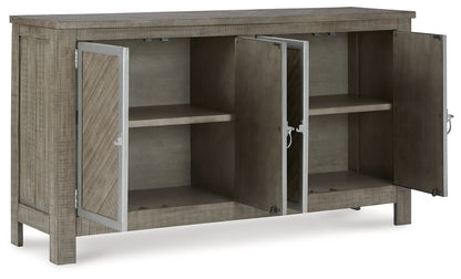 Krystanza - Dining Room Server - Weathered Gray