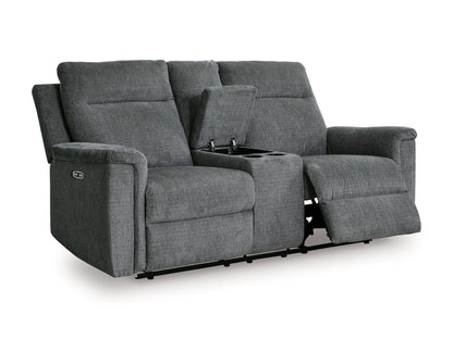 Barnsana - Dbl Power Reclining Loveseat With Console