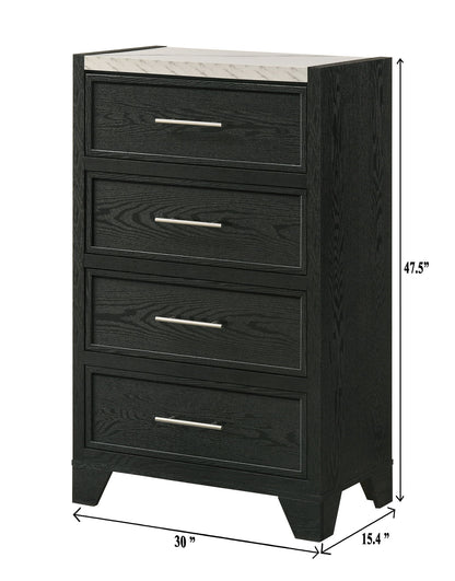 Lamar - Chest - Black