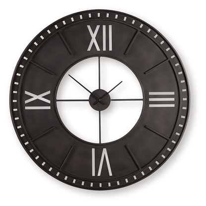 Lytle - Wall Clock - Antique Brown
