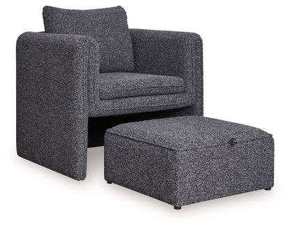 Vreni - Charcoal / Black - Accent Chair