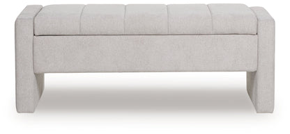 Akselman - Gray - Storage Bench