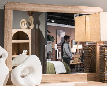 Kinlanni - Bedroom Mirror - Tan