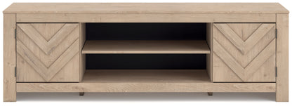 Cayboni - LG TV Stand With Fireplace Option