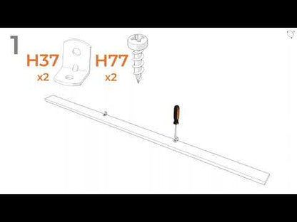 Vessalli - Five Drawer Wide Chest - Black / Gray